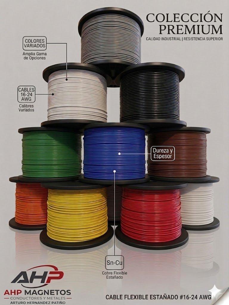 Cable flexible estañado