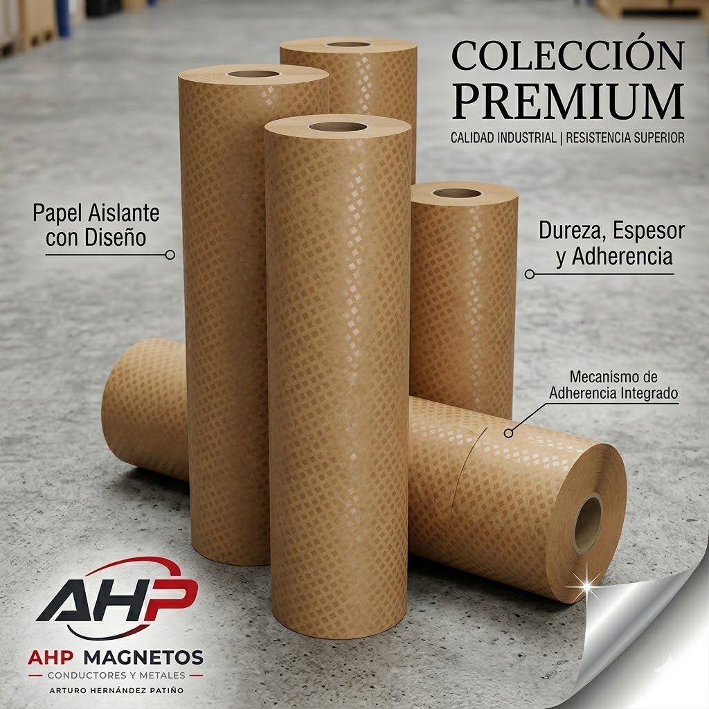 Papel aislante con diseño